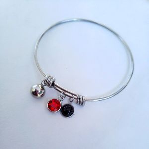 Stainless Steel Birthstone Bracelet